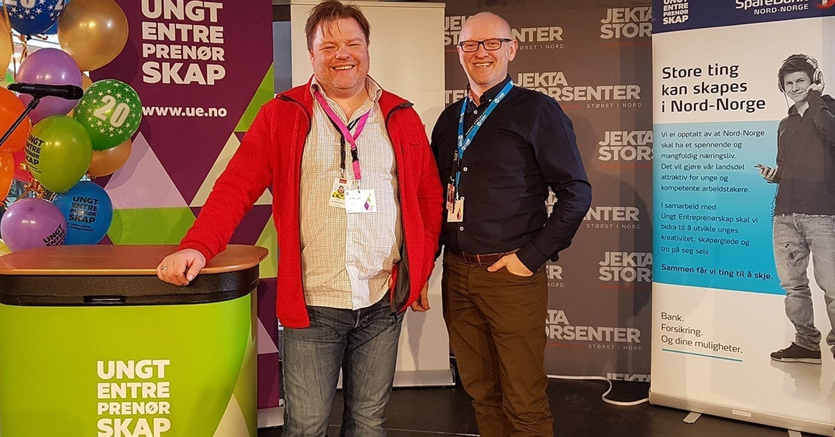 Jan Roger Lerbukt og Signor Antonsen fra Hermes.